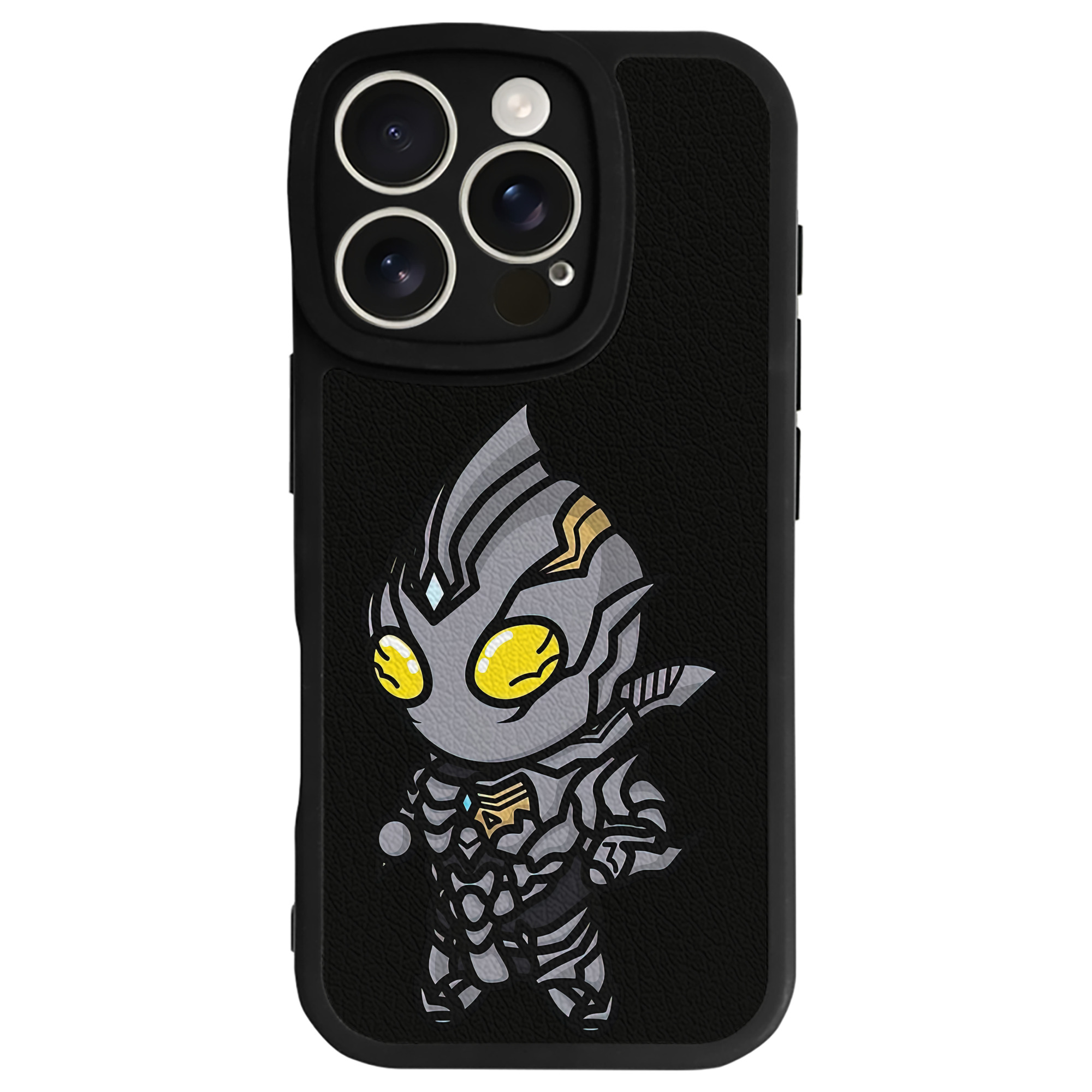 （画像用） ウルトラマン Ultraman 【iPhone 16シリーズ対応】シリコンスマホケース（レザー調） 材質：シリコン